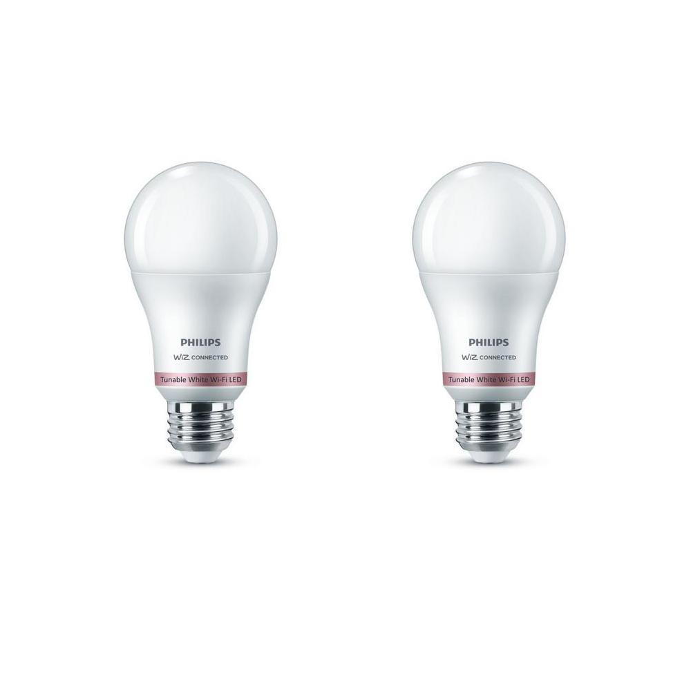Soft White A19 LED 60W Equivalent Dimmable Smart Wi-Fi Wiz Connected Wireless Light Bulb - Super Arbor