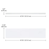 Commercial Electric 1 ft. x 4 ft. 40-Watt Dimmable White Integrated LED 4000 Lumens Frameless Flat Panel with Color Change 3CCT