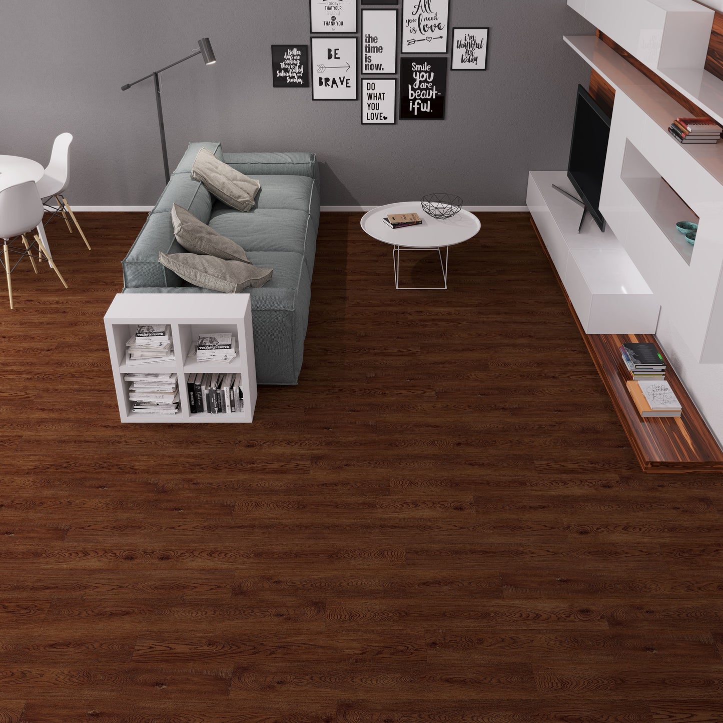 Lucida USA TruCore Ponytail 7-3/32-in W x 4-4/5-mm T Waterproof Interlocking Luxury Vinyl Plank Flooring, 24.5-sq ft/Box