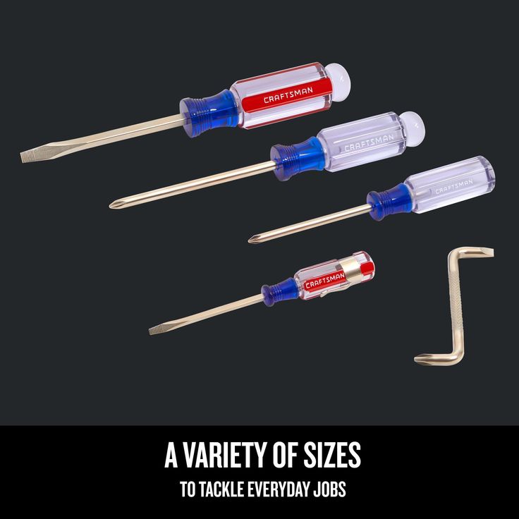 CRAFTSMAN 5-Piece Acetate Handle Screwdriver Set