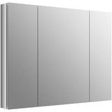 Verdera 40 in. W x 30 in. H Recessed Medicine Cabinet in Anodized Aluminum