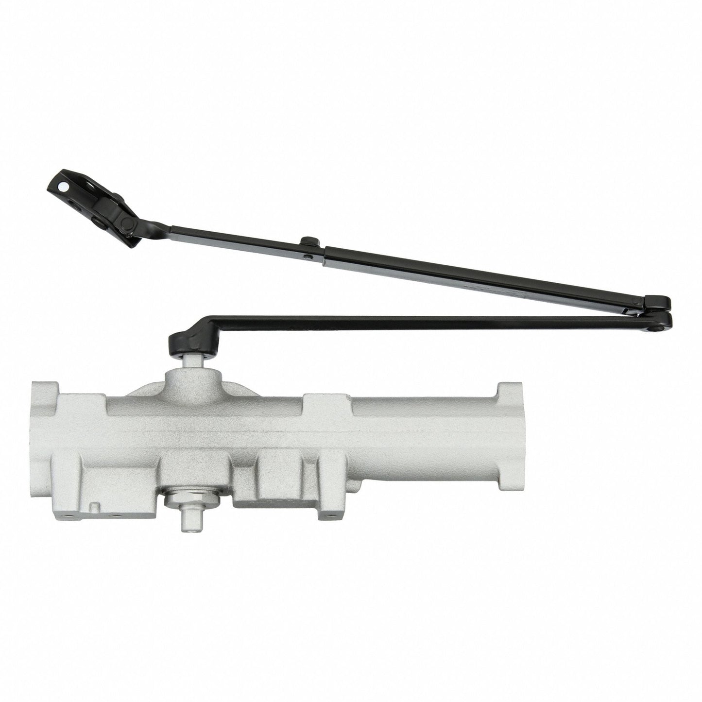 SARGENT Grade 1 Heavy Duty Black Door Closer, Parallel Arm-Mount, 11 13/16 in