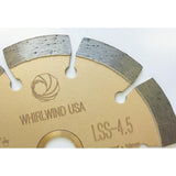 Whirlwind USA 4.5 in. 9-Teeth Segmented Diamond Blade