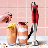 DualPro 2-Speed Red Handheld Immersion Blender