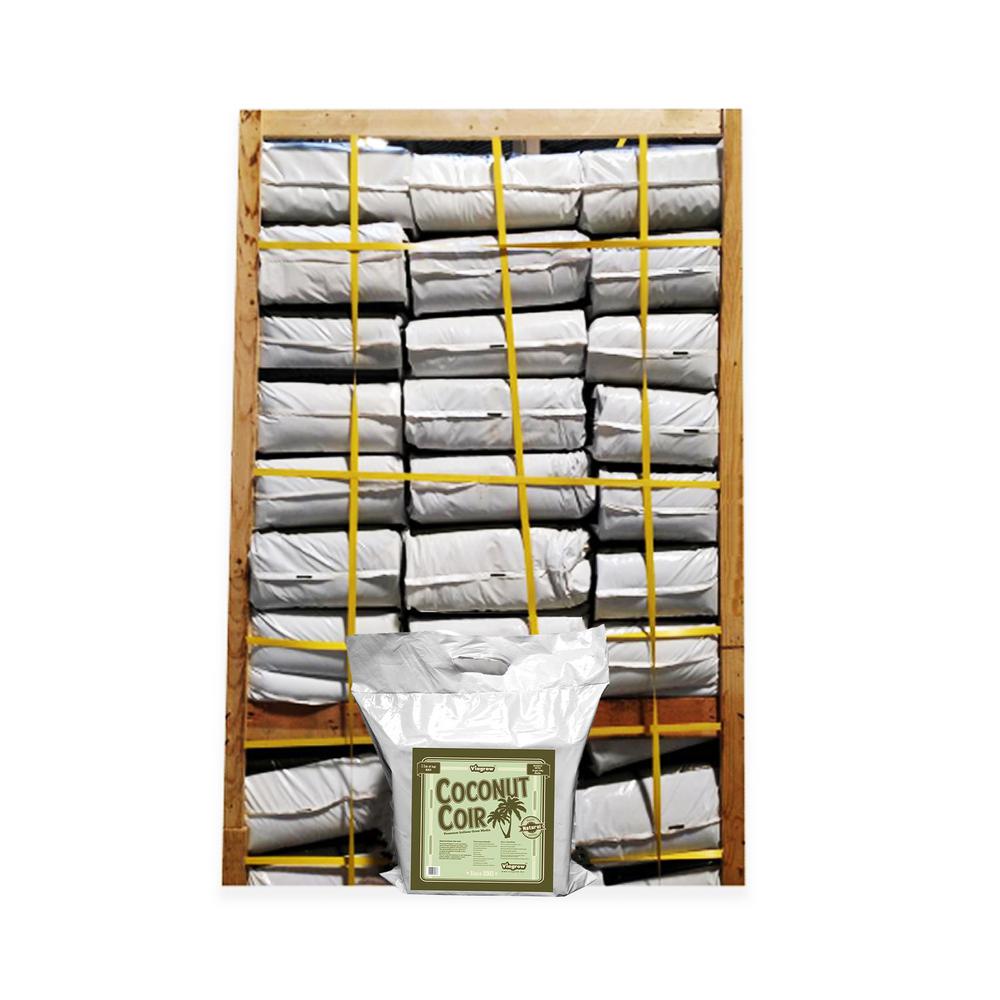 Viagrow 11 lb. Coconut Coir Block Soilless Grow Media (222 - 11 lbs. brick pallet) - Super Arbor