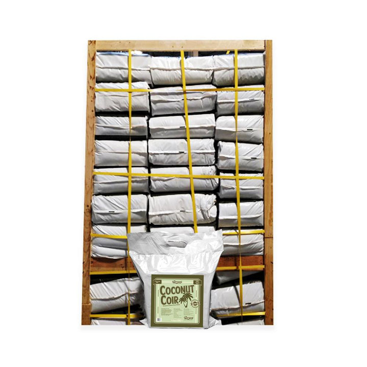 Viagrow 11 lb. Coconut Coir Block Soilless Grow Media (222 - 11 lbs. brick pallet) - Super Arbor