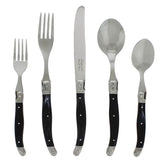Laguiole 20-Piece Stainless Steel/Black Flatware Set (Service for 4)