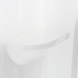 A2 8 in. x 48 in. x 74 in. 1-piece Direct-to-Stud Shower Wall Panel in White - Super Arbor