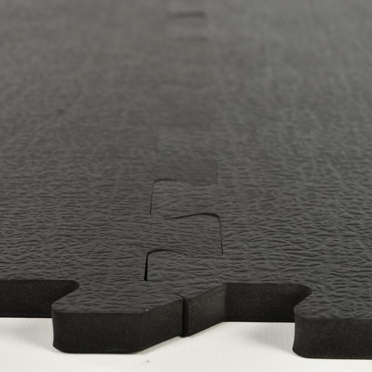 Greatmats Sport Plus Designer Black 2 ft. x 2 ft. x 0.39 in. Interlocking High Density Foam Floor Tiles (Case of 25)