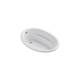 Sunward 5 ft. Reversible Drain Acrylic Soaking Tub in White - Super Arbor