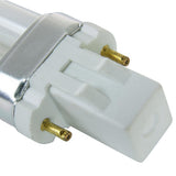 60-Watt Equivalent Twin Tube PL U-Shaped GX23 Base CFL Light Bulb in Neutral White, 3500K (10-Pack) - Super Arbor