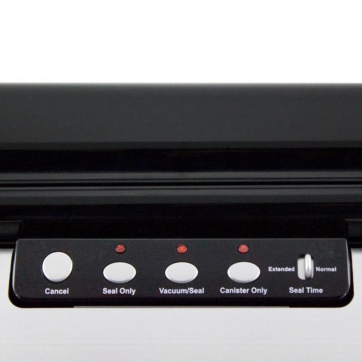 Black Food Vacuum Sealer with Bag Cutter