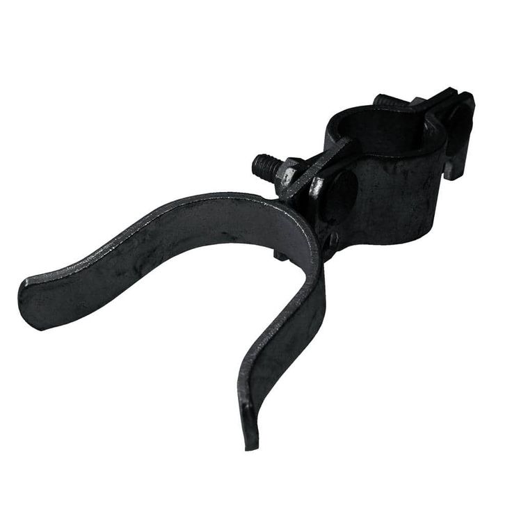 Everbilt Black Coated Fork Latch fits 2-3/8 in. Post