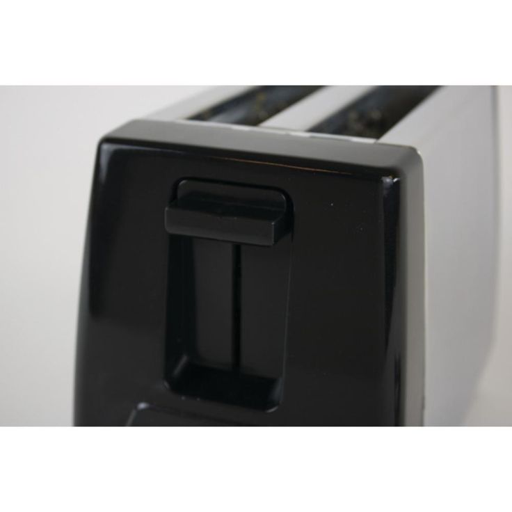 2-Slice Black Extra-Wide Slot Toaster
