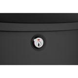 Princeton Locking Wall Mount Mailbox Black - Super Arbor