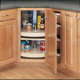 Rev-A-Shelf 24 in. Almond Polymer Full Circle Lazy Susan with Bottom mount