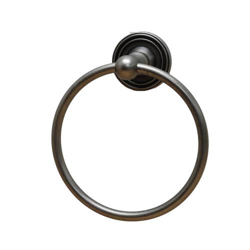 Residential Essentials Bradford Black Wall Mount Towel Ring - Super Arbor
