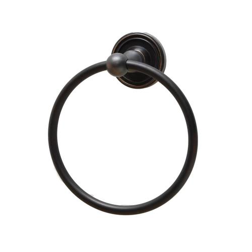 Residential Essentials Bradford Black Wall Mount Towel Ring - Super Arbor