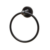 Residential Essentials Bradford Black Wall Mount Towel Ring - Super Arbor