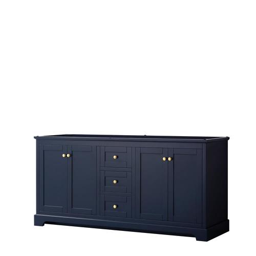 Wyndham Collection Avery 71-in Dark Blue Bathroom Vanity Cabine