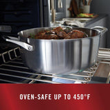 Premier 5 qt. Stainless Steel Saute Pan with Glass Lid