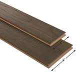 Villa Barcelona Villa Barcelona Engineered Locking 4-in Variable Width Mila French Oak Distressed Engineered Hardwood Flooring (19.848-sq ft) - Super Arbor