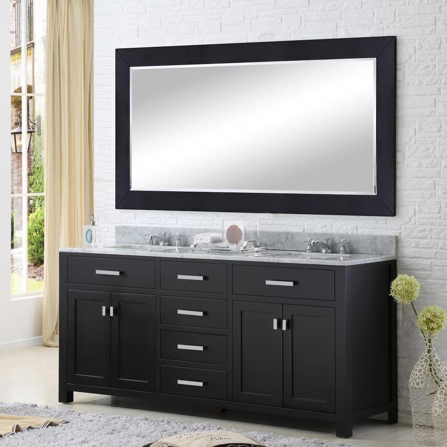 Water Creation Madison 24-in Pure White Single Sink Bathroom Vanity with Carrara White Natural Marble Top - Super Arbor