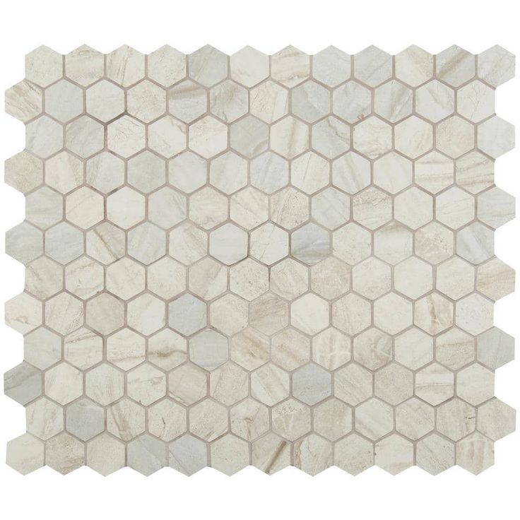 Vigo Gris Hexagon 12 in. x 12 in. Matte Ceramic Floor and Wall Tile (8 sq. ft./Case)