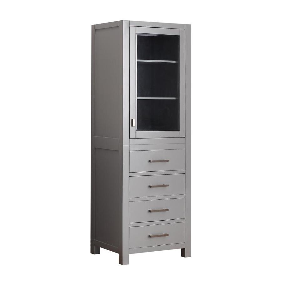 Avanity Modero 24-in W x 71-in H x 20-in D White Poplar Freestanding Linen Cabinet - Super Arbor