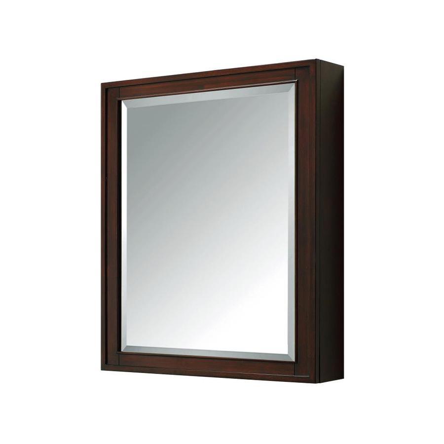 Avanity Madison 28-in x 36-in Rectangle Surface Poplar Mirrored Medicine Cabinet - Super Arbor
