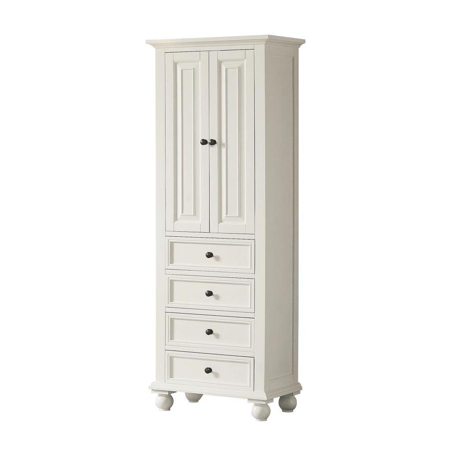 Avanity Thompson 24-in W x 68-in H x 16-in D Charcoal Glaze Poplar Freestanding Linen Cabinet - Super Arbor