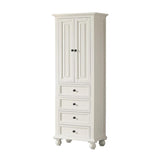 Avanity Thompson 24-in W x 68-in H x 16-in D Charcoal Glaze Poplar Freestanding Linen Cabinet - Super Arbor