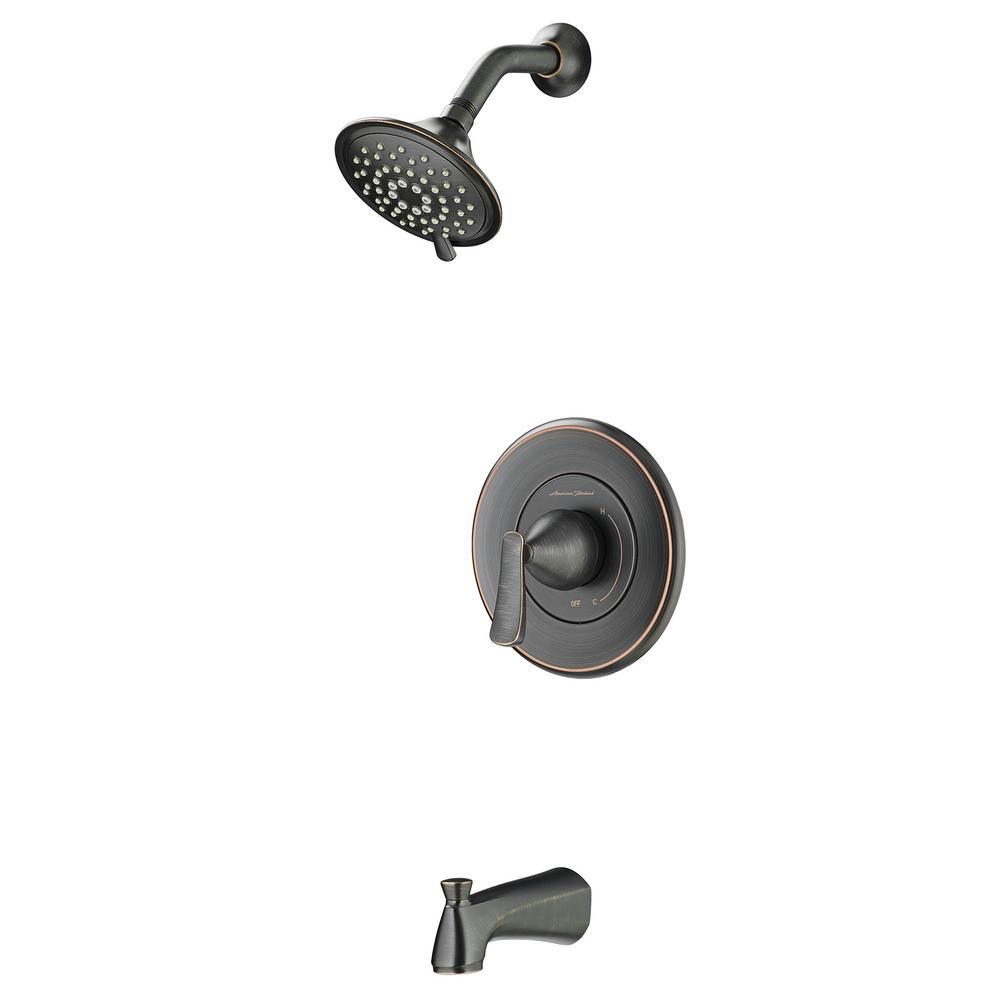 Chatfield Single-Handle 3-Spray Tub and Shower Faucet with 1.8 GPM (Set of 2) in Legacy Bronze (Valve Included) - Super Arbor