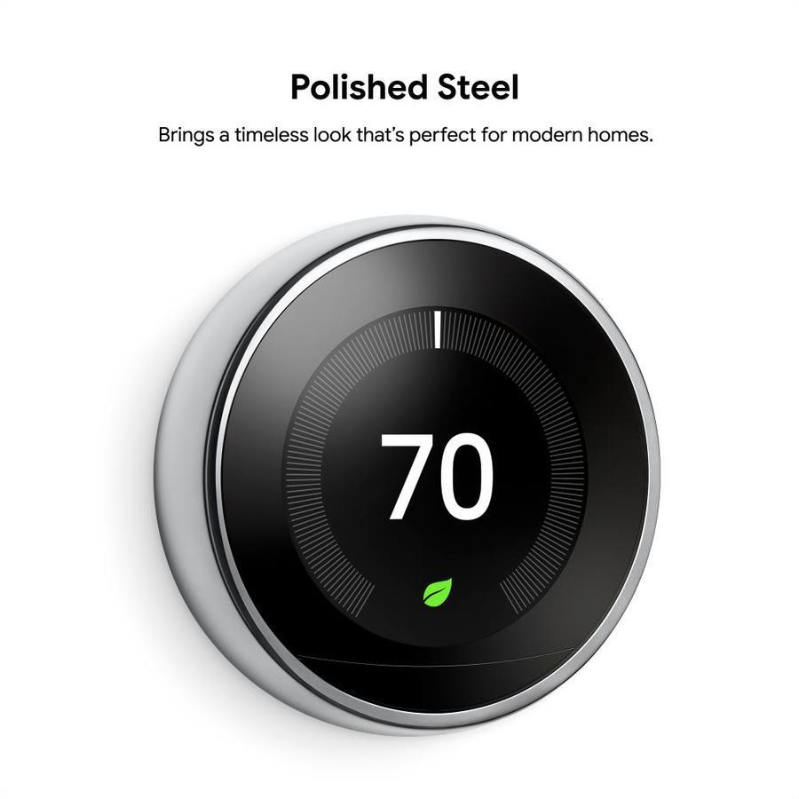 Google Nest Learning Smart Thermostat with WiFi Compatibility (3rd Generation) - Copper - Super Arbor