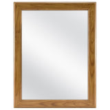 15-1/8 in. W x 19-1/4 in. H Framed Recessed or Surface-Mount Bathroom Medicine Cabinet in Oak