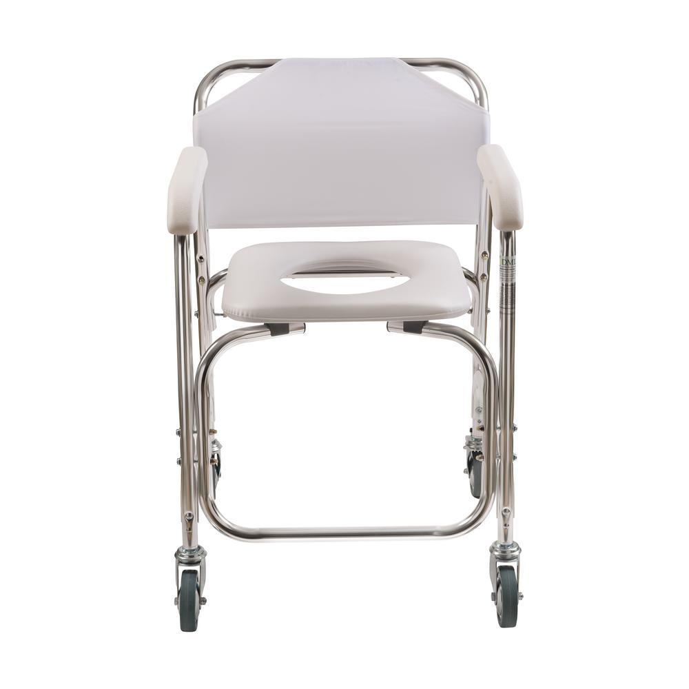Shower Transport Chair in White - Super Arbor