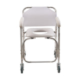 Shower Transport Chair in White - Super Arbor