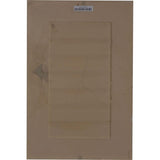 12 in in. x 18 in. Rectangular Primed Polyurethane Paintable Gable Louver Vent - Super Arbor