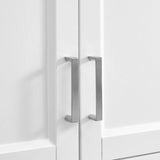 Durham 24-in W x 30-in H x 10-in D White Oak Bathroom Wall Cabinet