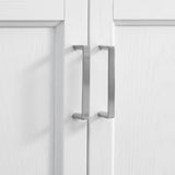 Durham 24-in W x 72-in H x 18-in D White Oak MDF Freestanding Linen Cabinet
