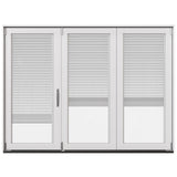 JELD-WEN 108-in x 80-in Fiberglass Folding, Right-hand folding – primary product view
