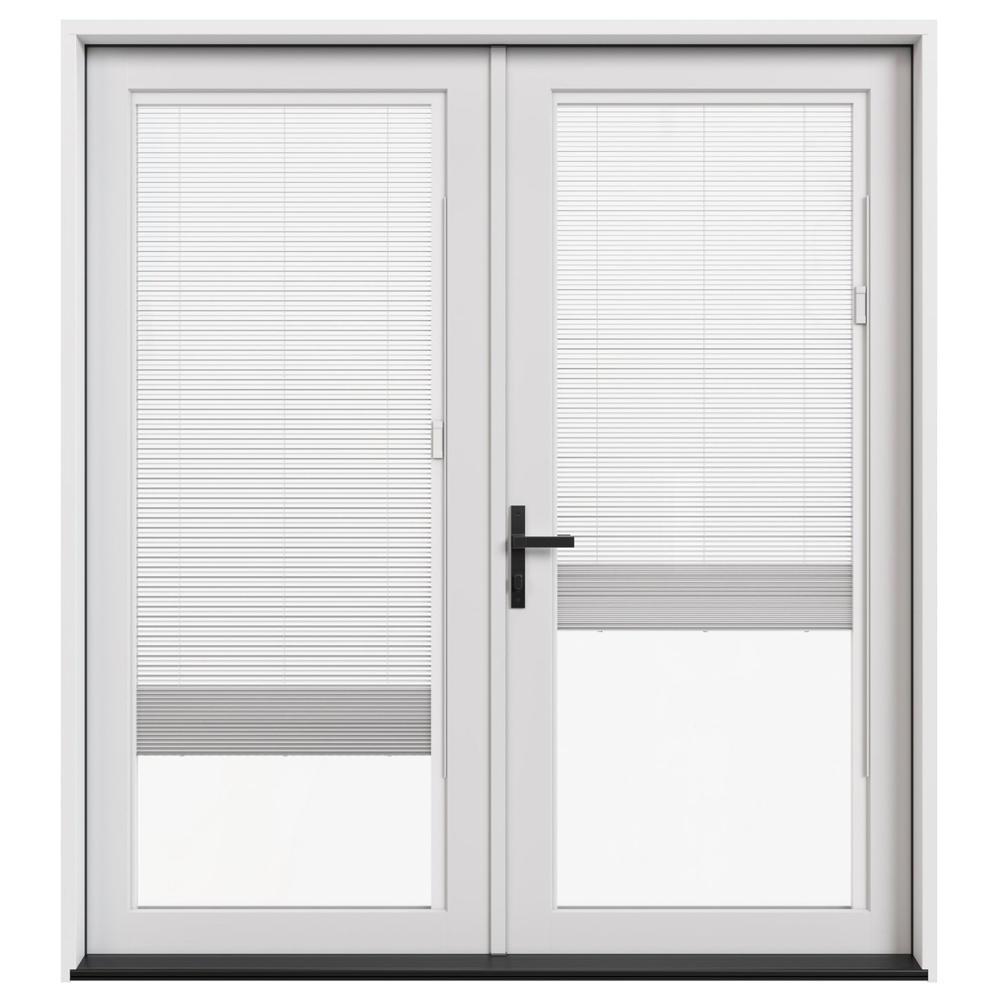 JELD-WEN 72-in x 80-in Fiberglass French, Right-hand outswing – product-only view