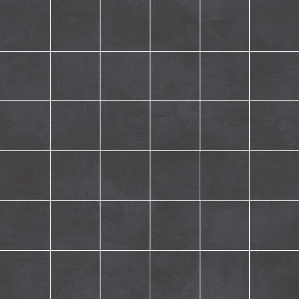 The Tile Life Studio Black 2-in x 2-in Matte Porcelain Cement look Mosaic Floor and Wall Tile product image