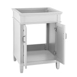 Ashburn 24 in. W x 21.63 in. D Vanity Cabinet in White - Super Arbor