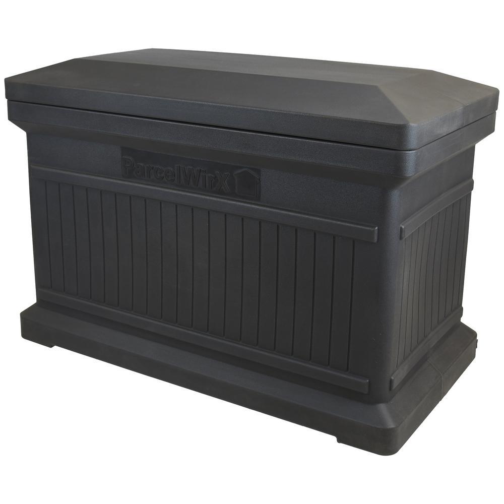 Graphite Standard Horizontal Architectrual ParcelWirx Delivery Drop Box - Super Arbor