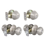 Hartford Entry Knob and Deadbolt Set (2-Pack)