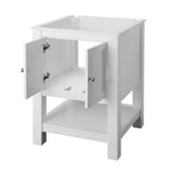 Gazette 24 in. W x 21-3/4 in. D Bath Vanity Cabinet Only in White - Super Arbor