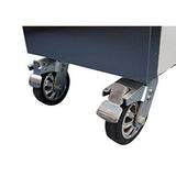 96 in. 24-Drawer Mobile Workbench in Stainless Steel - Super Arbor