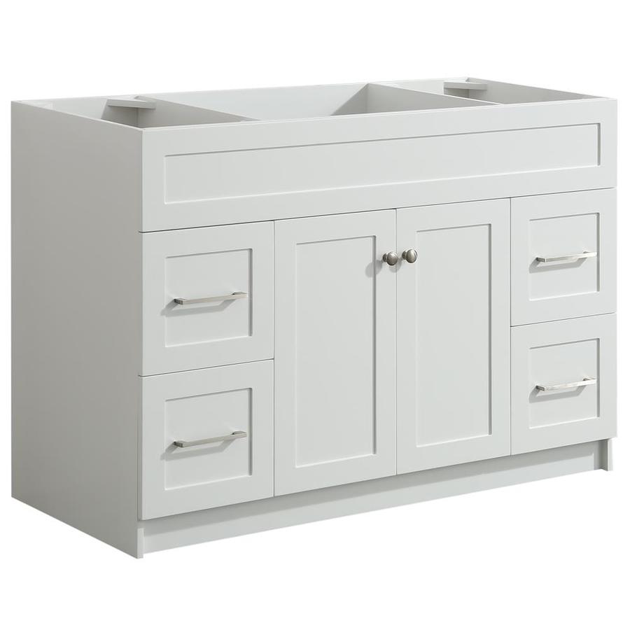 ARIEL Hamlet 48-in Grey Bathroom Vanity Cabinet - Super Arbor