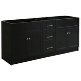 ARIEL Hamlet 72-in White Bathroom Vanity Cabinet - Super Arbor